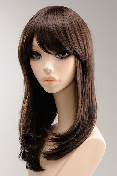 ダークブラウン フルウィッグ w12-3130-712ダークMIXブラウン フルウィッグ 総合ウイッグ専門